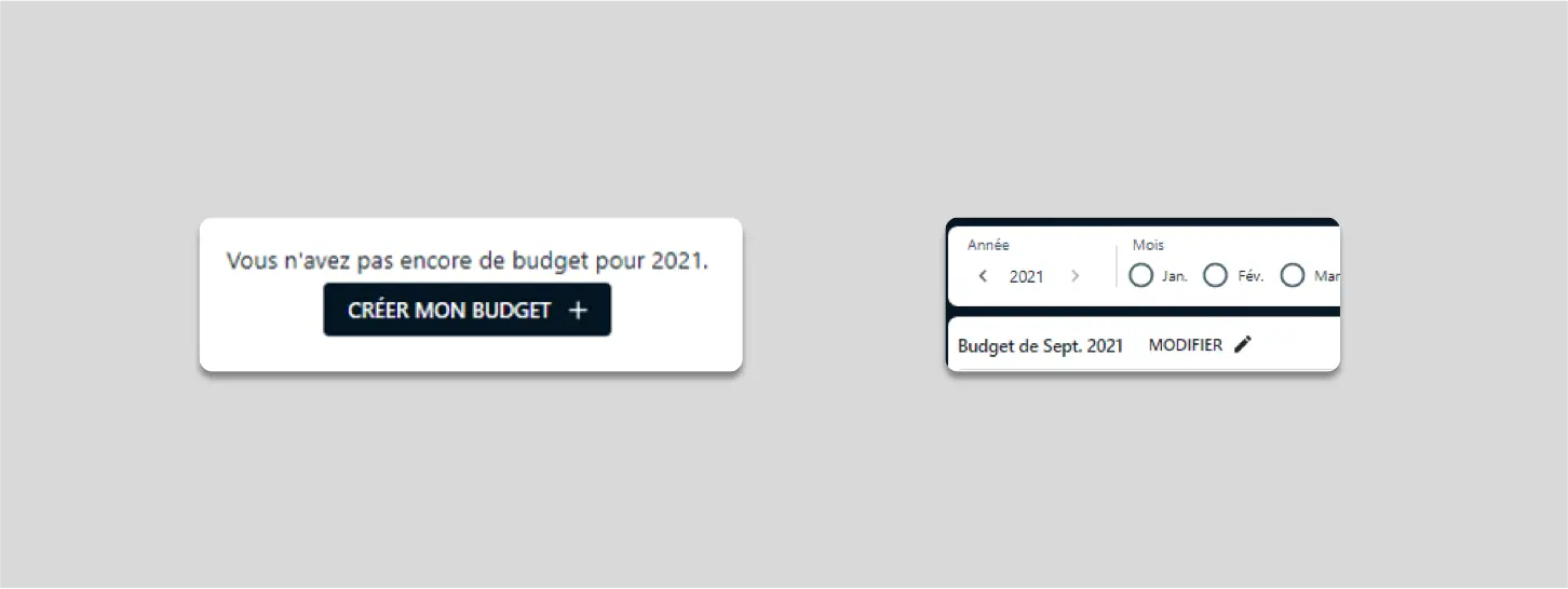 Accéder à votre budget